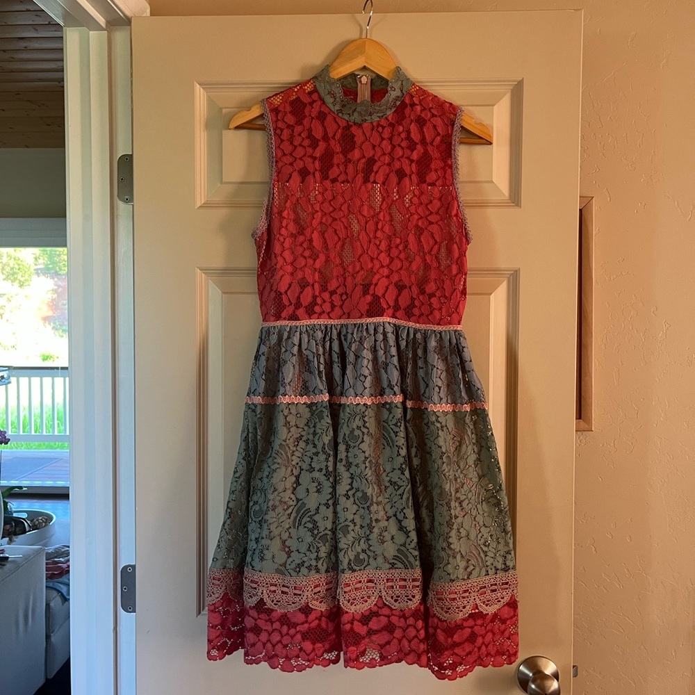 Knit, multi-color Alexis dress size M